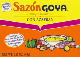 Sazon Goya A Unique Seasoning Con Azafran