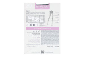 Колготки женские Conte elegant Active soft 20den 2 nero