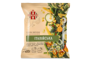 Суміш овочева швидкозаморожена Італійська Highberry м/у 400г