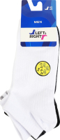 Носки мужские Left&Right №222 42-43 белый/бело-серый/темно-серый 3пары
