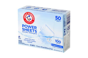 Серветки для прання без запаху Arm&Hammer 50шт
