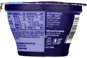 Dannon Light & Fit Greek Nonfat Yogurt Coconut Cream