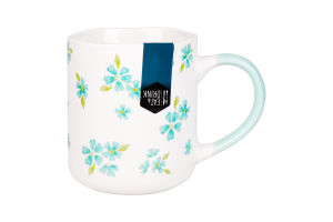 Чашка Eat&Drink сині квіти 385мл 985192