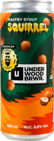 Пиво 0.33л 5% темне нефільтроване неосвітлене непастеризоване Білочка Pastry stout Underwood Brewery з/б