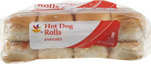 Ahold Rolls Hot Dog - 8 CT
