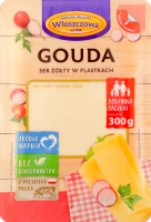 Сир Wloszczowa Гауда слайс 40% кор/мол