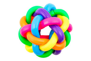 М'ячик для дітей від 3років №CL-992A Різнокольорова плетінка Shantou Yisheng Trading Co. Ltd 1шт