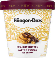 Haagen-Dazs Ice Cream Peanut Butter Salted Fudge