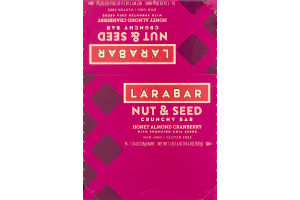Larabar Nut & Seed Crunchy Bar Honey Almond Cranberry with Sprouted Chia Seeds - 5 CT