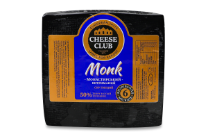 Сыр 50% твердый Монастырский выдержанный Cheese Club кг