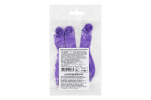 Набір кульок латексних фіолетові 3шт 1111-5537 Весела витівка