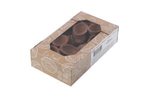 Печиво скорлупки Горішки з смаком шоколаду 180г коробка La Sofi