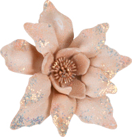 Підвіска новорічна Різдвяник мокко 16см КМ