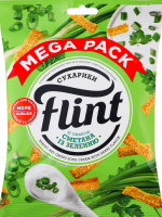 Сухарики пшенично-житні Сметана із зеленню Flint м/у 100г