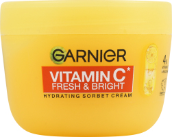 Крем-сорбет для лица для придания свежести и сияния коже увлажняющий с витамином C Garnier 85г
