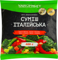 Суміш овочева швидкозаморожена Італійська Yarofruit м/у 400г