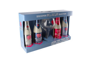 Пиво Delirium Discovery Pack 4*0,33л +келих 330мл