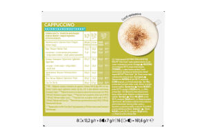 Напиток кофейный в капсулах Skinny&Unsweetened Cappuccino Dolce Gusto Nescafe к/у 161.6г
