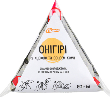 Онігірі з куркою та соусом кімчі