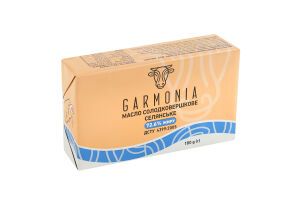 Масло сладкосливочное 72.6% Крестьянское Garmonia м/у 180г