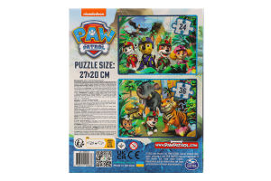 Пазл Paw Patrol 2в1 Пригоди в джунглях 60елементів DoDo