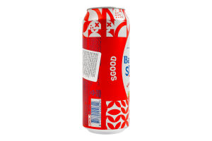 Напиток безалкогольный 0.5л 0% газированный солодовый Strawberry Bavaria Smalt ж/б