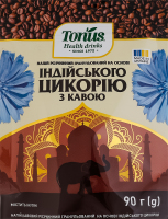 Напій розчинний гранульований на основі індійського цикорію з кавою Tonus д/п 90г
