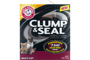 Arm & Hammer Multi-Cat Clump & Seal Complete Odor Sealing Litter
