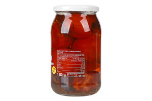 Томати мариновані зі сливою Novus 850г