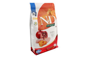 Корм сухой Chicken&Pomegranate Adult Mini N&D Pumpkin Farmina м/у 800г