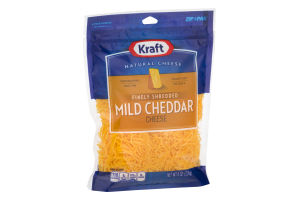Kraft Natural Cheese Finely Shredded Mild Cheddar