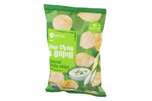 SE Grocers Potato Chips Sour Cream & Onion