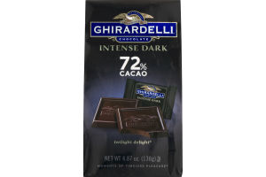 Ghirardelli Chocolate Intense Dark 72 % Cacao Twilight Delight