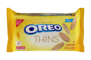 Nabisco Oreo Sandwich Cookies Thins