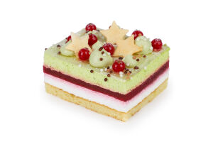 Торт Фісташковий з малиновим желе, ваг