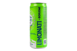 Лимонад грузинський сильногазований соковий пастеризований Тархун Limonati Borjomi з/б 330мл