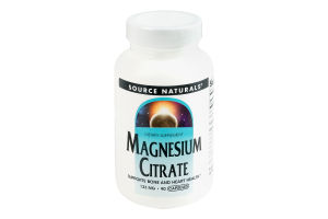 Добавка диетическая капсулы 133мг Цитрат магния Source Naturals 90шт