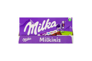 Шоколад молочний з молочною начинкою Milkinis Milka к/у 87.5г