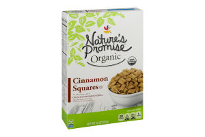 Nature's Promise Organic Cereal Cinnamon Squares