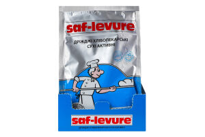Дрожжи сухие хлебопекарные активные Saf-Levure м/у 100г