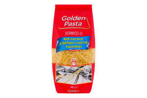Изделия макаронные группа А класс экстра Вермишель тонкая короткая Golden Pasta м/у 400г