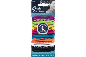Goody Ouchless No Metal Elastics - 24 CT