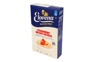 Каша-минутка овсяная с клубникой без глютена Elovena к/у 5х40г