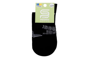 Шкарпетки підл Premier socks серед рез чорн р22-24