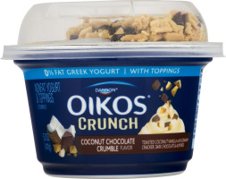 Dannon Oikos Nonfat Yogurt Crunch Coconut Chocolate Crumble