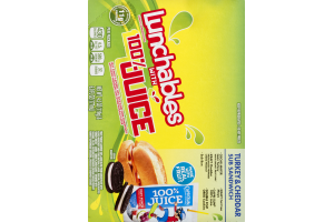 Lunchables Turkey & Cheddar Sub Sandwich with 100% Juice