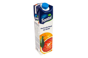Напій соковий пастеризований із сицилійських червоних апельсинів Santal т/п 1л