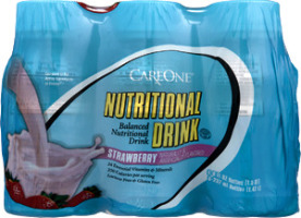 CareOne Strawberry Nutritional Drink - 6 PK