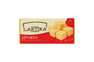 Продукт сырный 35% молокосодержащий плавленый Дружба Laktika м/у 64г