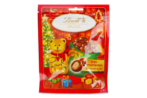 Кульки Lindt хрусткі з молочного шоколаду